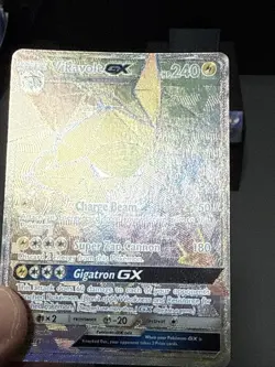 Pokemon Card Vikavolt GX 152/145 Guardians Rising Rainbow Secret Rare Played - Image 5