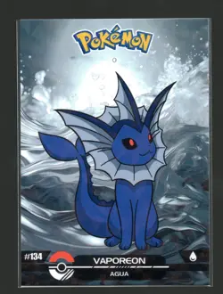 Vaporeon #134 - Cracked Ice Holo - Crystal Dark Black 2025 - Pokemon Card - Image 1