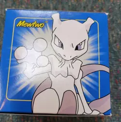 VINTAGE "POKEMON MEWTO 23K GOLD-PLATED TRADING CARD" W/BOX NR - Image 1