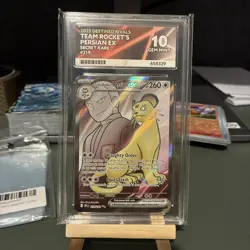 ACE 10 Team Rocket's Persian EX 219/182 Destined Rivals Pokemon Card - Gem Mint - Image 1