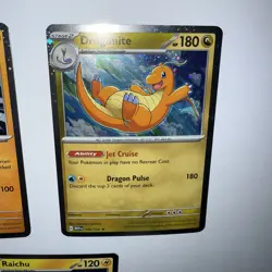 Pokemon TCG 151 Mini Tins Sam’s Club Promo CARDS ONLY-Machomp, Raichu, Dragonite - Image 5
