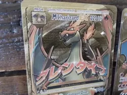 Charizard gold 101 107 183 Holo Full Art Pokemon Card ex gx vmax sr Chinese - Image 2