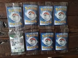 8 full set Pokemon Card Snowflake Stamp 2023 Holiday Calendar Art v sealed Cards - Image 2
