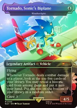 Weatherlight Foil Sonic the Hedgehog Secret Lair NM MTG - Image 1