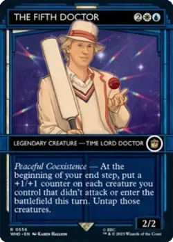 The Fifth Doctor Foil Showcase Doctor Who Commander NM MTG - Image 1