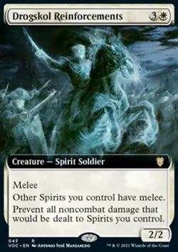 MTG Drogskol Reinforcements (43/188) Innistrad Crimson Vow Commander LP - Image 1