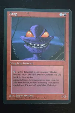 Magic The Gathering MTG ATOG GERMAN Foreign Black Border LP Lightly Played - Image 1