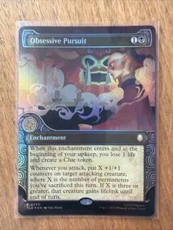 Obsessive Pursuit (Showcase) -Avatar: The Last Airbender (TLA) Magic MTG NM FOIL - Image 1