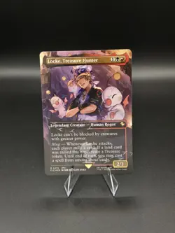 Locke, Treasure Hunter - 474 - Borderless Chocobo Track - Foil Final Fantasy Mtg - Image 1