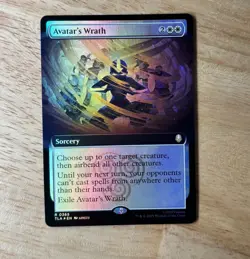 MTG ATLA Avatar TLA #0365 Foil Avatar's Wrath (Borderless) - Image 1