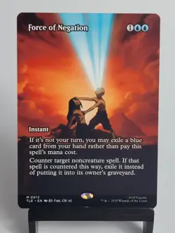 MTG - Avatar: The Last Airbender - Force of Negation - Borderless - Image 1