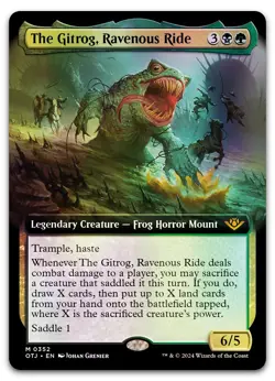 The Gitrog, Ravenous Ride (Extended Art) #352 (Foil) NM Thunder Junction - Image 1