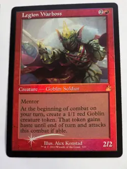 MTG - Legion Warboss FOIL Retro Frame - Ravnica Remastered - Image 1