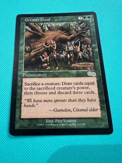 Greater Good - Urza's Saga - MTG - Magic the Gathering - Image 1