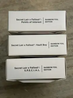 MTG Fallout Foil Secret Lair Bundle S.P.E.C.I.A.L. Vault Boy, Points of Interest - Image 1