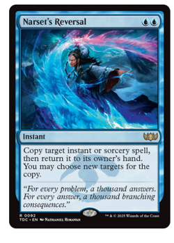 Narset's Reversal Commander: Tarkir Dragonstorm MTG - Image 1