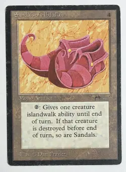 MTG SANDALS OF ABDALLAH Arabian Nights (OlsManMTG 002-074) - Image 1