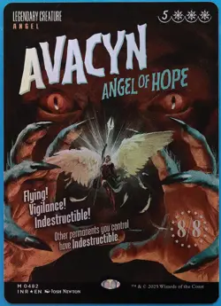 Avacyn, Angel of Hope (Borderless) FOIL Innistrad Remastered MINT (508683) - Image 1