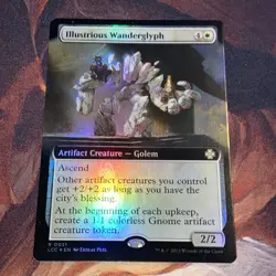 Illustrious Wanderglyph X1 Mtg Lost Caverns Of Ixalan Commander Nm Foil Extended - Image 1