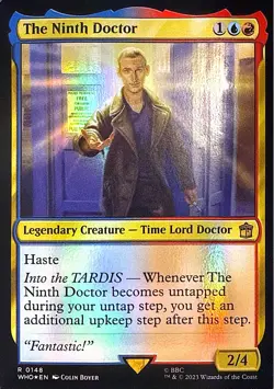 The Ninth Doctor Foil R Universes Beyond: Doctor Who 148 NM - Image 1