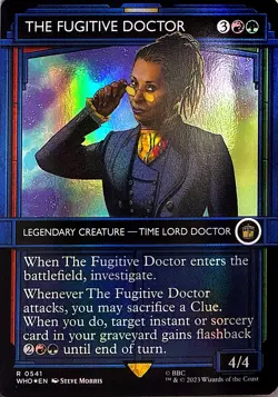 The Fugitive Doctor (Showcase) Foil R Universes Beyond: Doctor Who 541 NM - Image 1