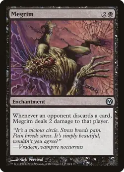 2x Megrim Duels of the Planeswalkers MP MTG - Image 1