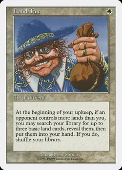 Land Tax Battle Royale Box Set MP MTG - Image 1