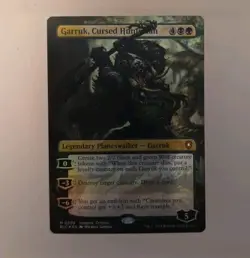 Garruk, Cursed Huntsman 099 Foil Full Bloomburrow Commander Magic the Gathering - Image 1