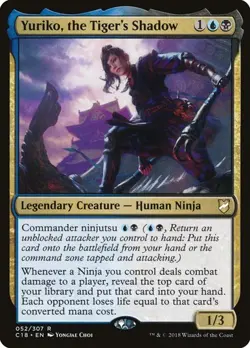 NM Yuriko, the Tiger's Shadow, MTG, Commander 2018, Magic the Gathering, 52 - Image 1