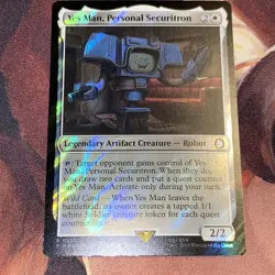 Yes Man, Personal Securitron X1 Mtg Fallout Nm Surge Foil - Image 1