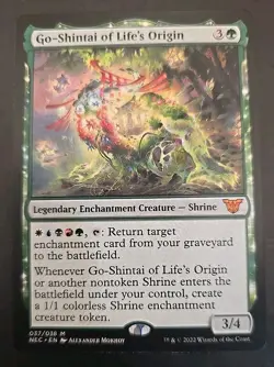Go-Shintai Of Life's Origin Commander: Kamigawa Neon Dynasty MTG Regular NM - Image 1