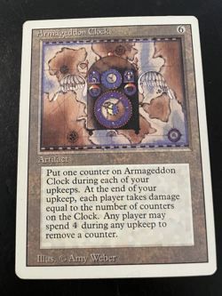 Magic The Gathering MTG Revised Edition "Armageddon Clock" - Image 1