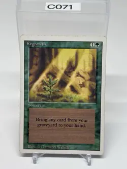 English MTG Regular Regrowth 3rd Edition Magic the Gathering - Image 1