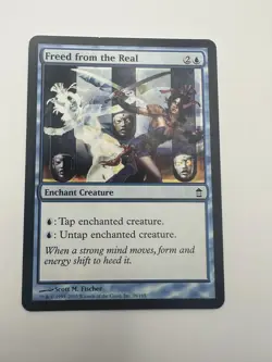 Freed from the Real - MTG Saviors of Kamigawa (SOK) #38 LP Actual Photos TCG - Image 1