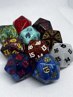 Magic The Gathering Oversized Spindown Dice Premium Bundle Lot - Image 1