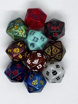 Magic The Gathering Oversized Spindown Dice Premium Bundle Lot - Image 2