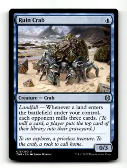 Ruin Crab Zendikar Rising #75 Uncommon - Image 1