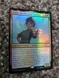 Magic Toph, Hardheaded Teacher - Foil TLA NM MTG - Image 2