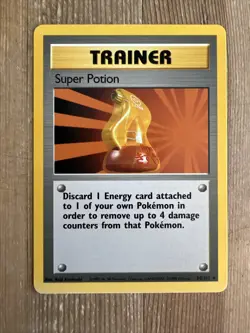 Pokemon TCG Super Potion Base Set 90/102 Regular Unlimited Uncommon VLP - Image 1