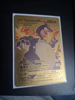 Pokemon Charizard VMAX Gold Foil Card - 330 HP - 107/122 - Image 1