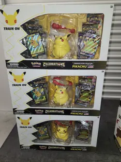 Pokemon TCG Celebrations Premium Figure Collection Pikachu VMAX Box 820650809408 - Image 1