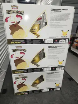Pokemon TCG Celebrations Premium Figure Collection Pikachu VMAX Box 820650809408 - Image 3