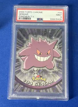 2000 Topps Chrome Pokemon #94 Gengar Series 2 PSA 9 MINT - Image 1