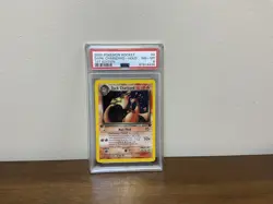 2000 Pokemon Dark Charizard Holo 1st Edition 4/82 PSA 8 (Team Rocket) - Image 1