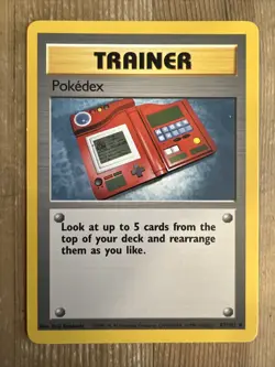 Pokemon TCG Pokedex Base Set 87/102 Regular Unlimited Uncommon LP - Image 1