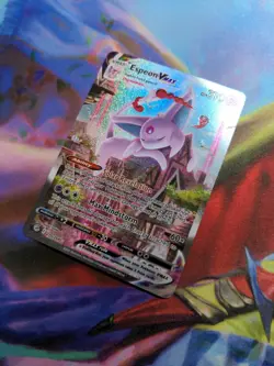 Espeon VMAX - 270/264 - Pokemon Fusion Strike Sword Shield Alternate Art NM - Image 3