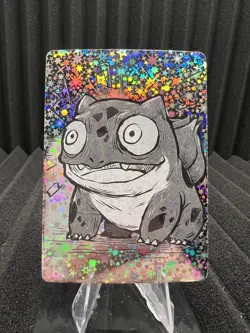 Bulbasaur 13/50 - Numbered Hit Holo - PokeDoodly Fan Art - Pokemon NM - Image 1