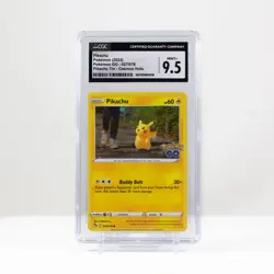 Pokemon Pikachu Cosmos Holo Pokemon GO PROMO #027 CGC 9.5 - Image 1