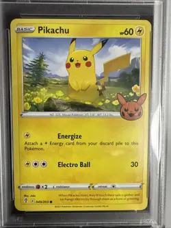 Pokemon, Pikachu, 2022 Sword & Shield Trick Or Trade. EX -MT 6 - Image 4