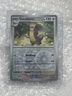 Gumshoos 177/197 - Reverse Holo - Pokemon - Obsidian Flames - NM/M - Image 1